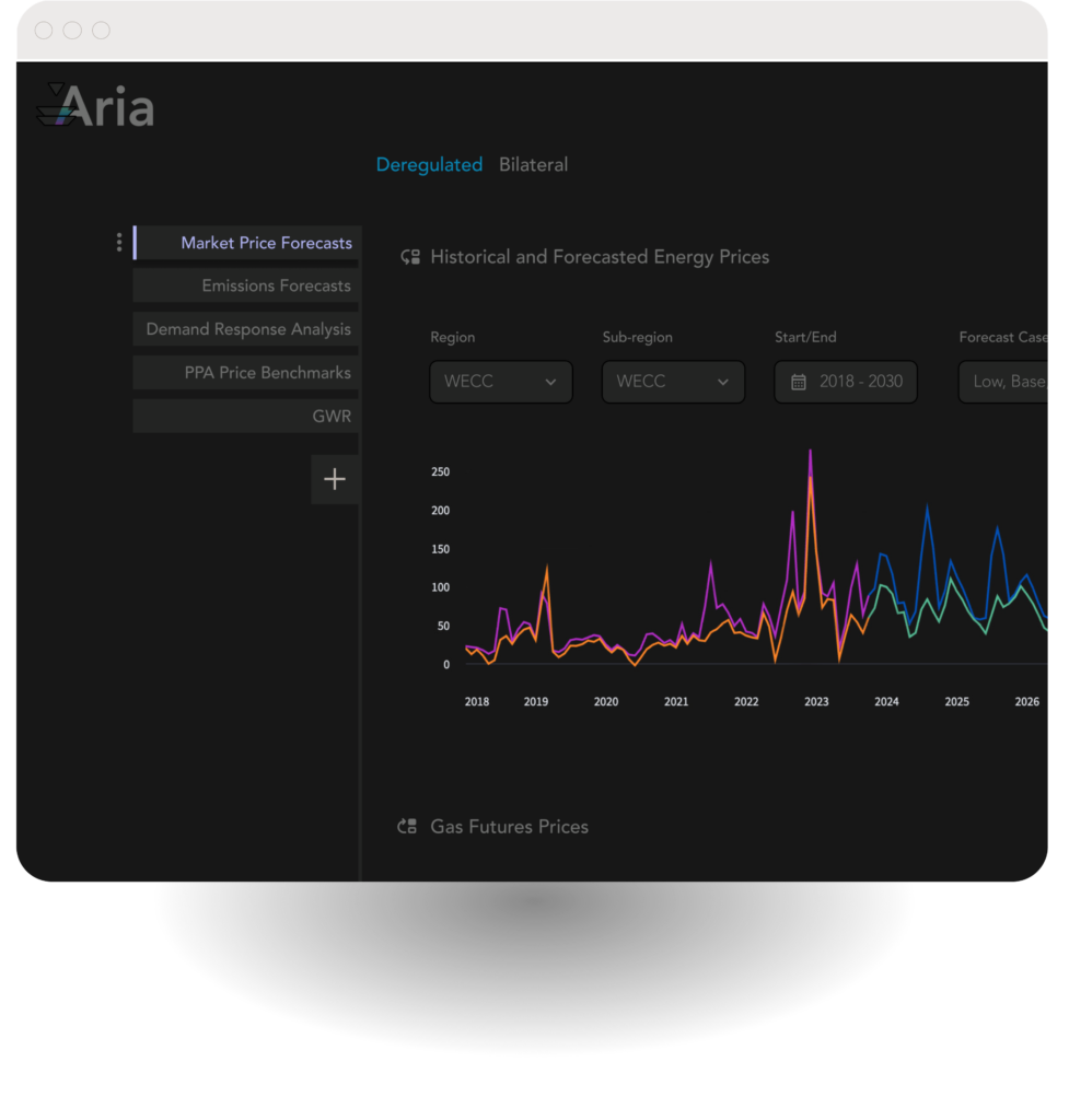 Verse Data Hub showing market price forecasts